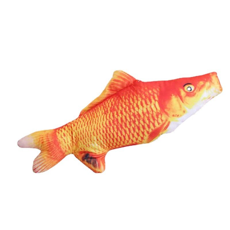 Hachi Plush Realistic Pet Catnip Teasing Teething Cat Supplies Fish Toy Durable Chew_voghion.com