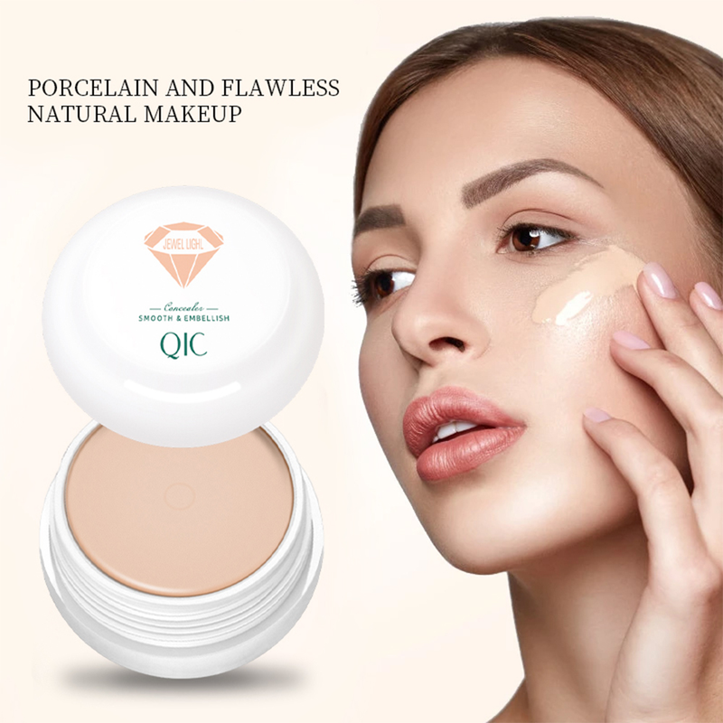Fond de teint liquide, correcteur de maquillage pour le visage, maquillage Ceram, base imperméable, luminosité, couverture blanche, cercle foncé_voghion.com