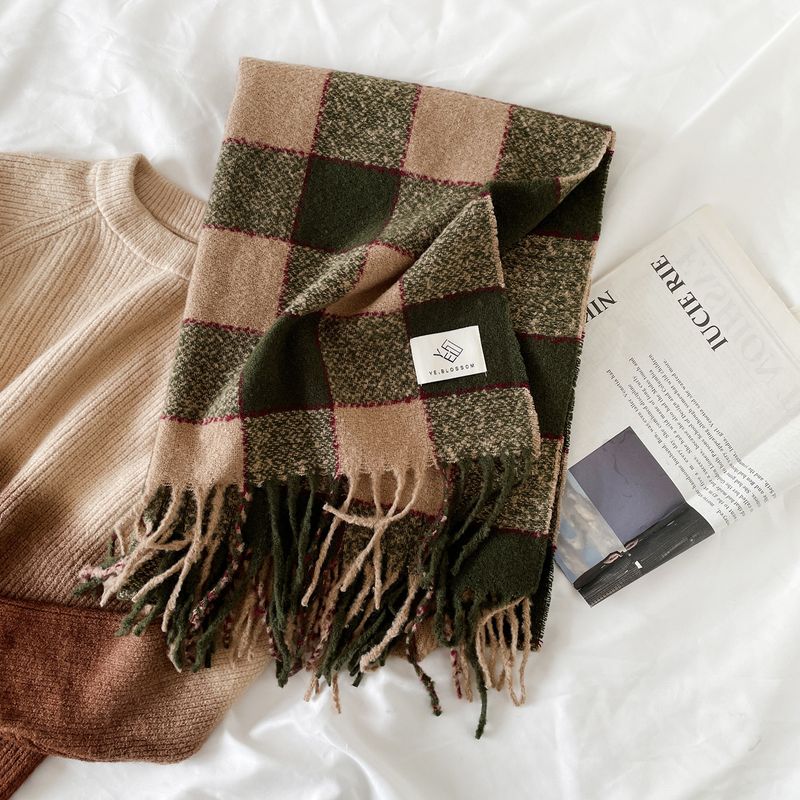 Sciarpe alla moda europee e americane, scialli con frange caldi, leggeri, di lusso e di alta qualità per donne autunnali e invernali, classici grandi quadrati in imitazione cashmere_voghion.com