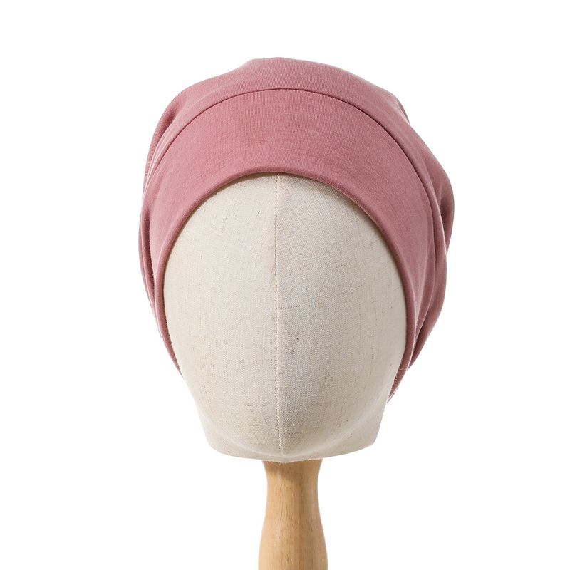 Cappelli da uomo a doppio strato in cotone modal, a tesa larga, per la cura dei capelli, con fodera in raso, semplici e alla moda, adatti a tutti i tipi di capelli._voghion.com