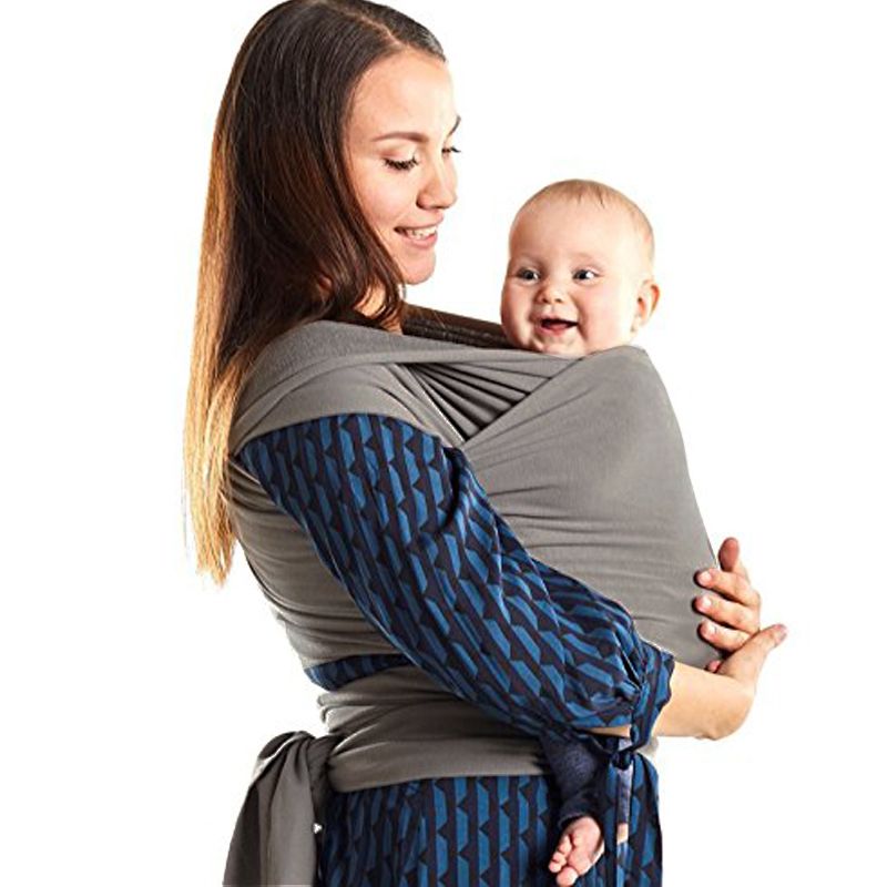 Fascia porta bebè in cotone, fascia porta bebè da viaggio in cotone elasticizzato, per neonati e bambini piccoli, fascia porta bebè da 0 a 36 mesi_voghion.com