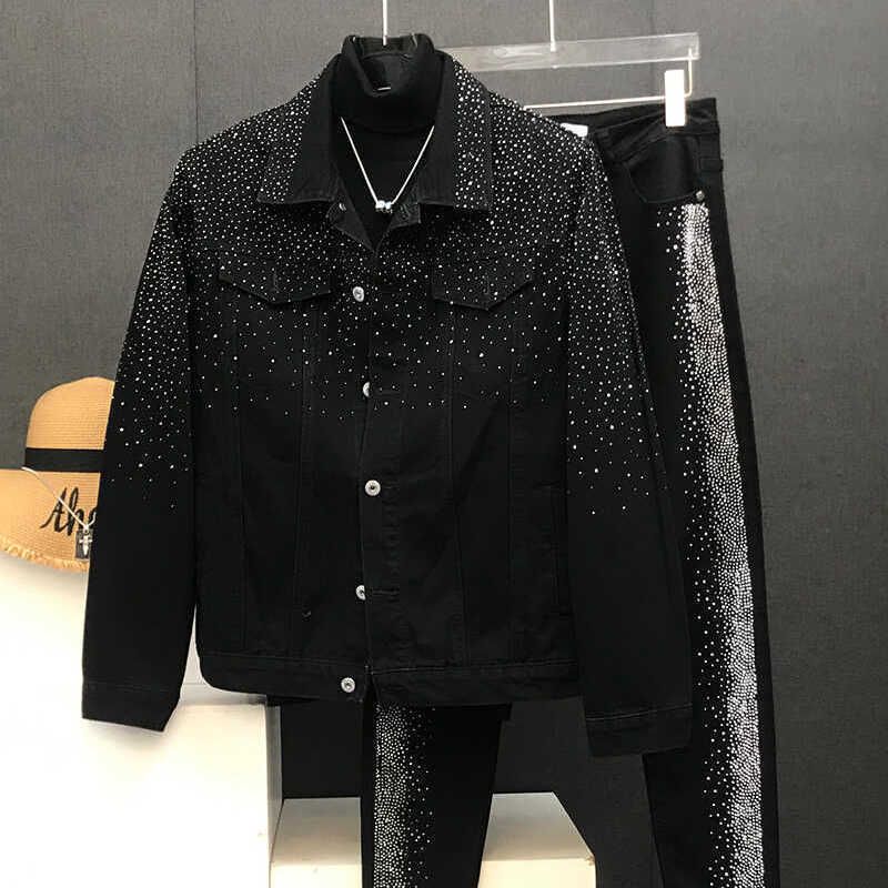 Herrenbekleidung Starry Sky Hot Diamond Jacke High-End-Jacke Neue Herrenoberteile_voghion.com
