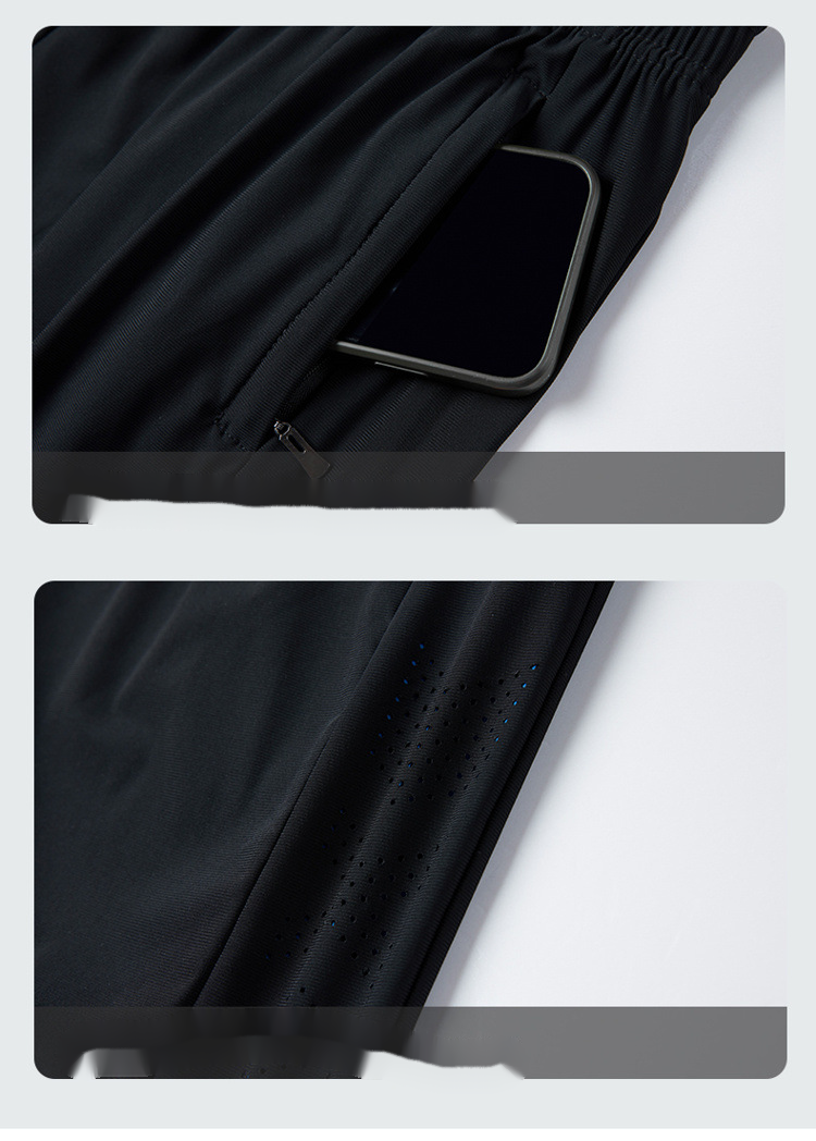 Neues Sport-Set für Herren, schnelltrocknend, Sommerpaar, eisdünnes Lauftuch, übergroße, lockere Freizeitkleidung, kurz_voghion.com