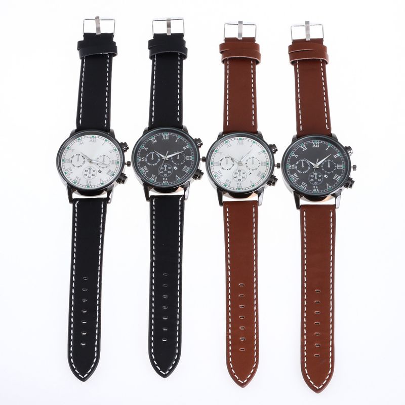 Men's Belt Square Digital Calendar Men's Watch Steel Belt Calendar Men's Watch A Generation No Logo_voghion.com