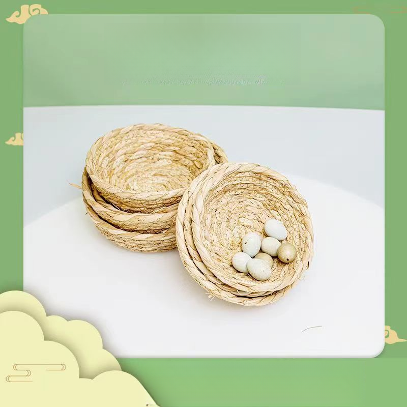 Pipa Kaninchen Rutin Huhn Zucht Box Liefert Hideaway Nest Papagei Gras Gewebt Universal Für Kleine Vögel_voghion.com