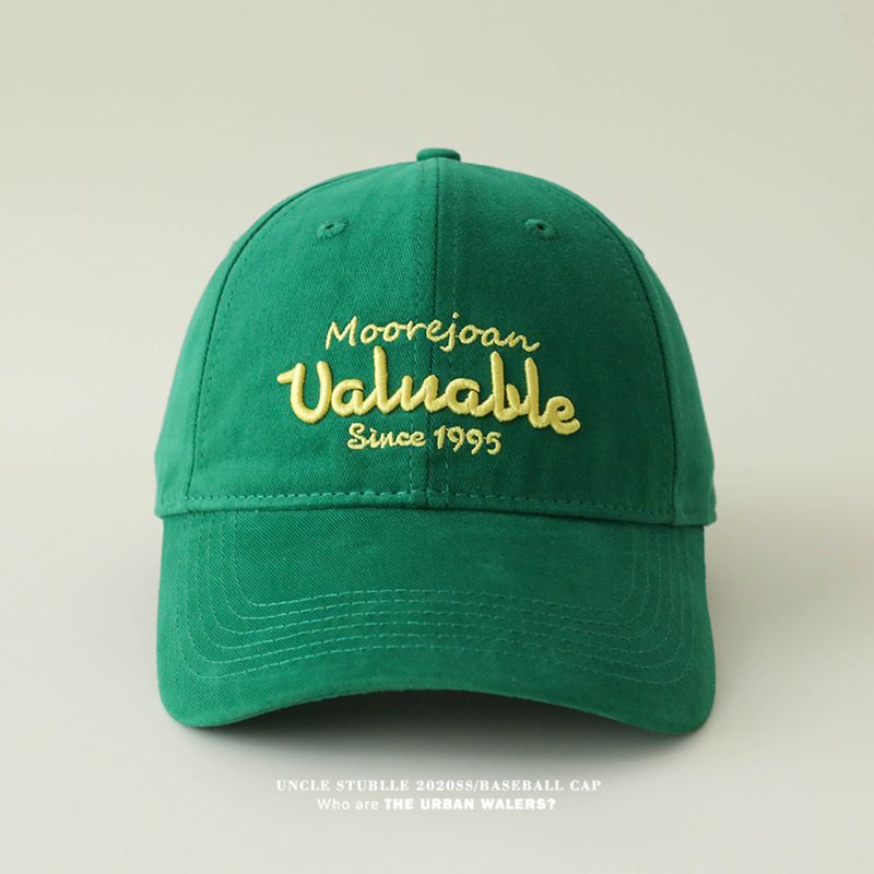 Nuovi cappelli da baseball per uomo e donna, marchio alla moda, originale, con lettera ricamata, berretto a becco d'anatra morbido in stile coreano, versatile per far sembrare il tuo viso piccolo._voghion.com