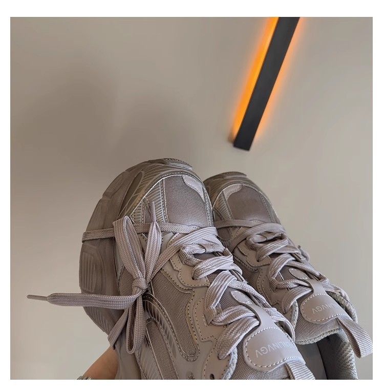 Sneakers casual con suola spessa retrò Paris autunno e inverno 2025_voghion.com
