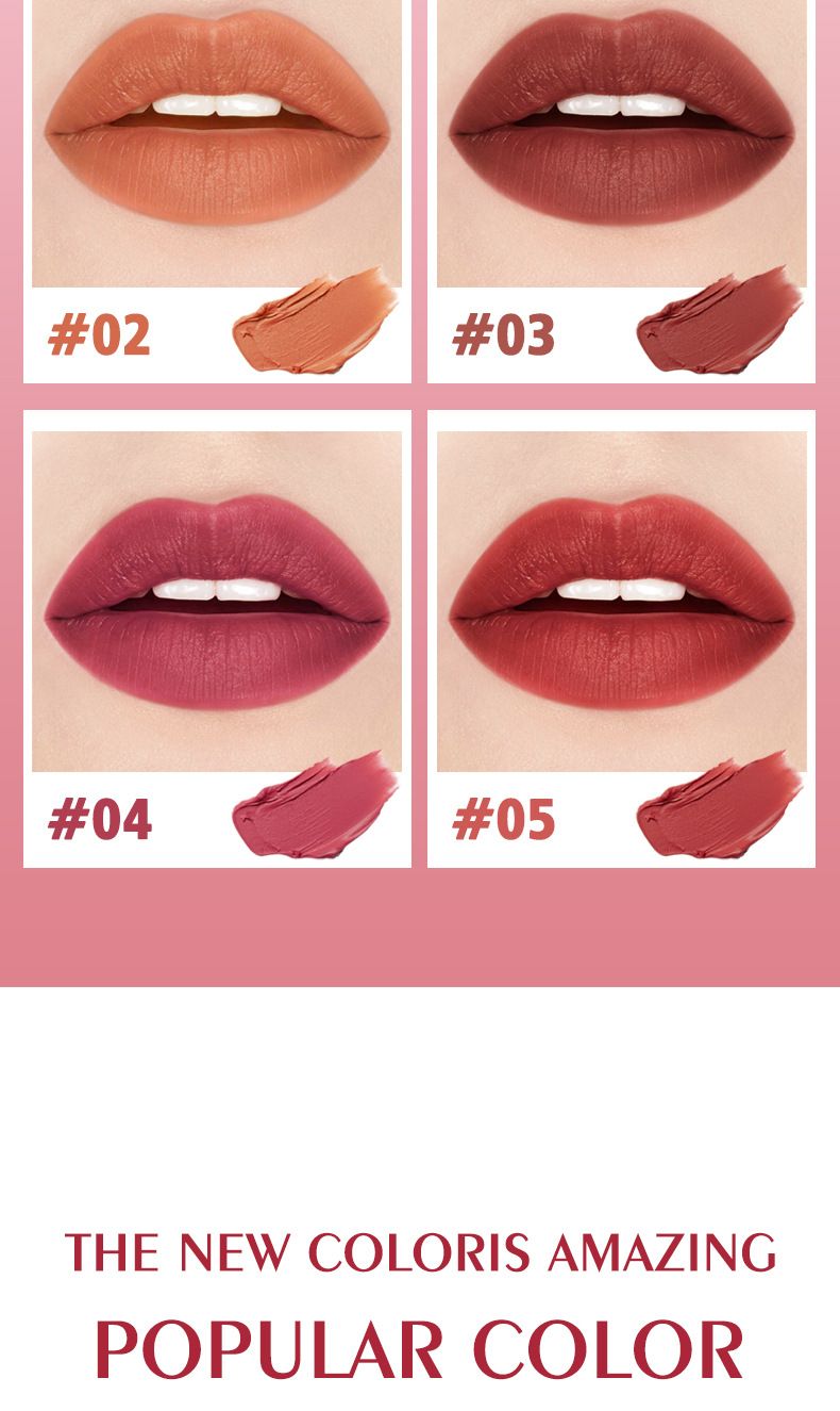 Lipstick Set Waterproof And Easy To Color Non Stick Lipsticks_voghion.com