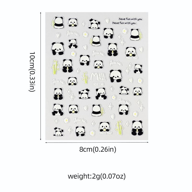 Christmas Embossed Nail Decals - 5D Naked Sheet | 3D Santa Snowman Snowflake Cartoon Relief Stickers_voghion.com