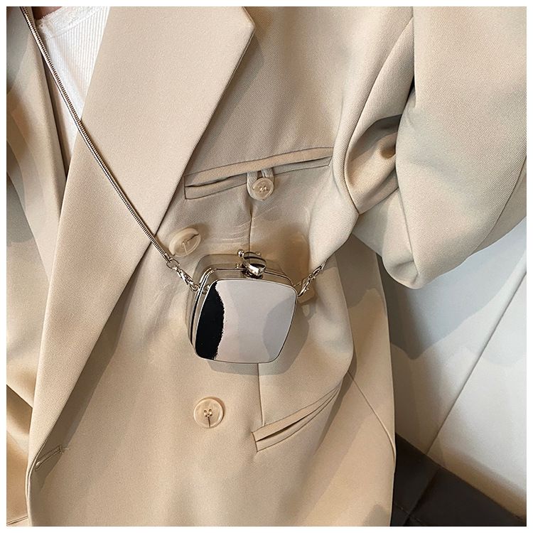 Modische, glänzende Clutch-Taschen für Damen mit einer Schulter, für Instagram-Damen mit einer Crossbody-Minibox aus Acryl für trendige Mode_voghion.com