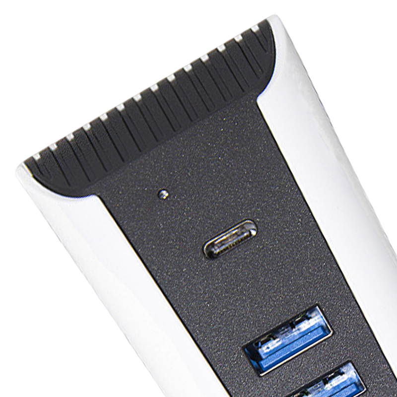 Kunjiuyou Dockingstation-Erweiterung, stabiler Ausgang, 5-in-1-Treiberfreie Übertragung, 5-Port-Erweiterungs-Hub-Ladegerät, USB-Extender für PS5, Schwarz_voghion.com