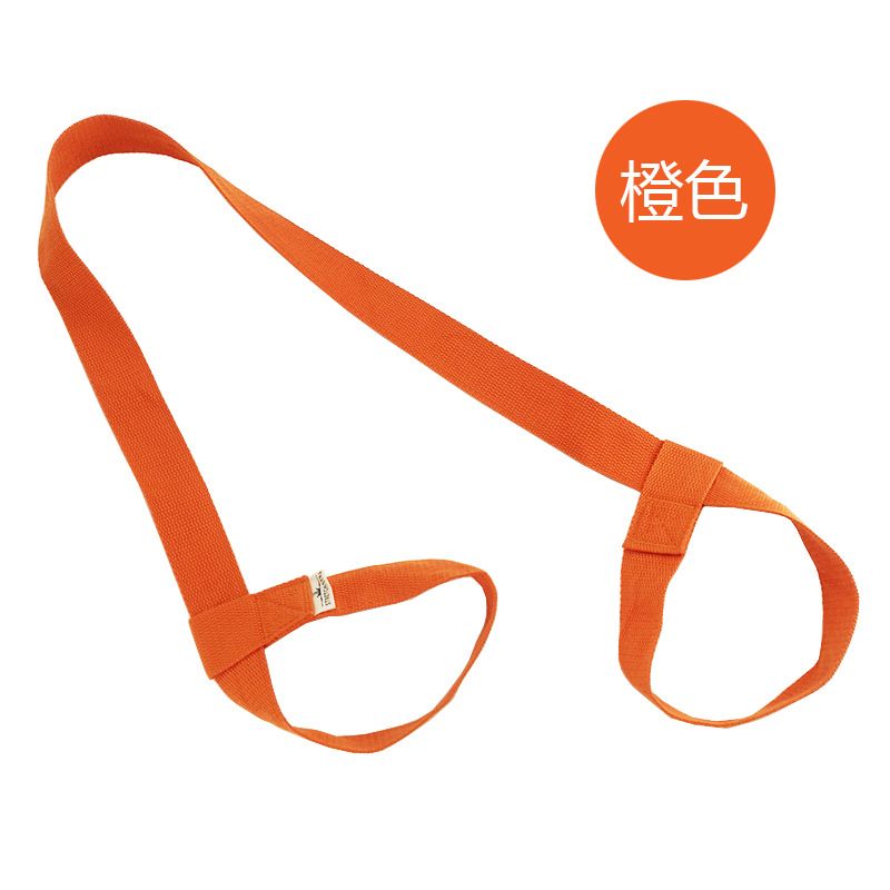 Tragbarer Yogamatten-Rücken-Schultergurt aus Baumwolle, Stretching-Gürtel_voghion.com