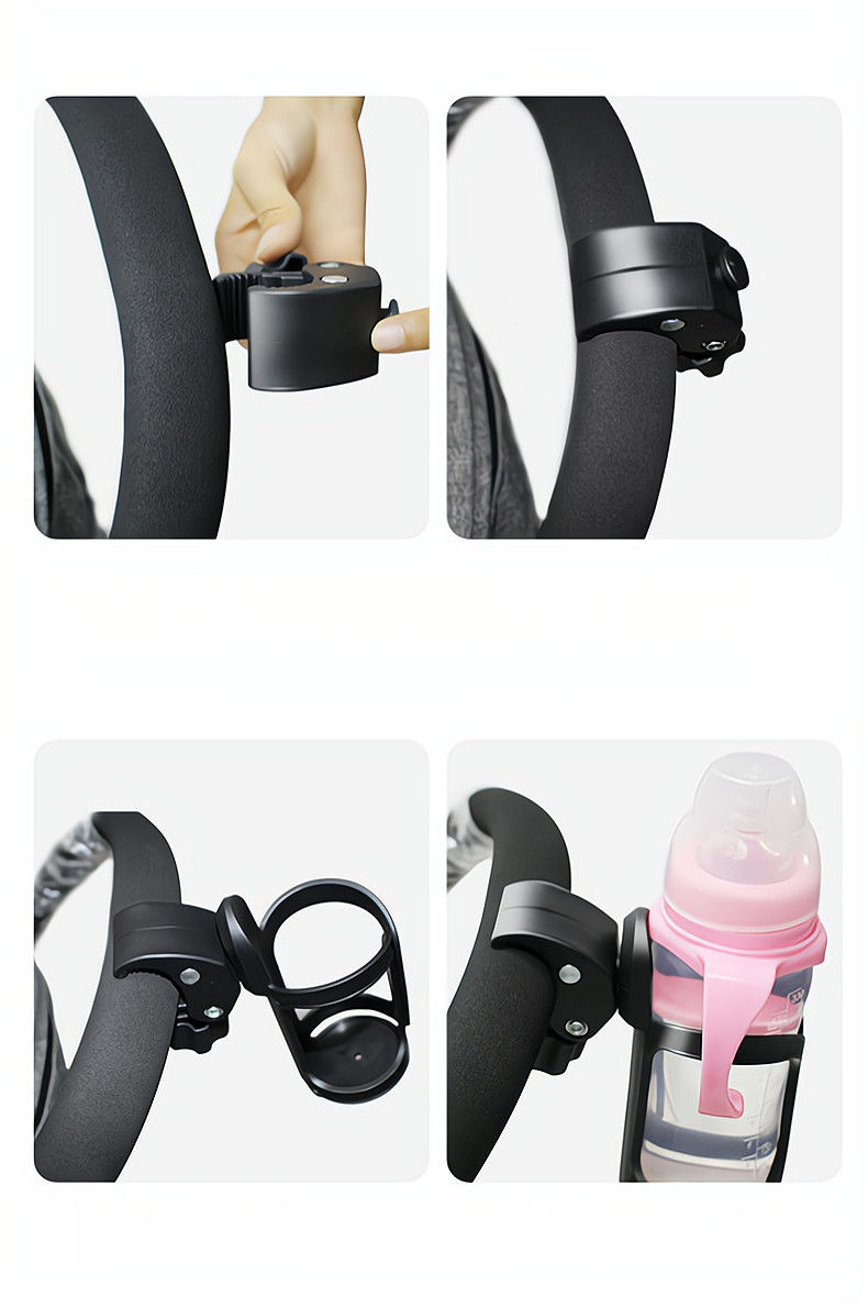 Stroller Cup Baby Walking Essential Electric Bicycle Water Bottle Holder No Drilling Adjustable Hook_voghion.com