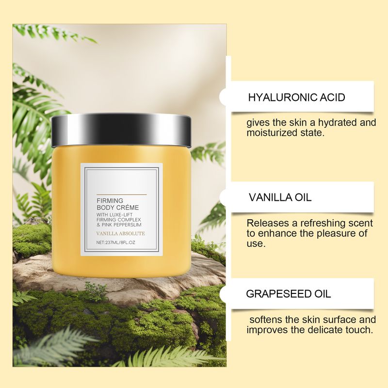 Vanilla Flavored Moisturizer Gentle Hydration Smooth Delicate Refreshing Non-Sticky Floral Body Care Cream_voghion.com