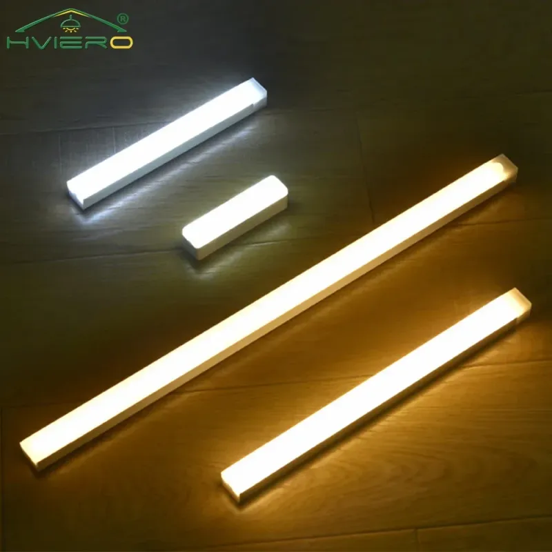 Night Lights Wireless LED Motion Sensor Lamp USB Rechargeable Magnetic For Wardrobe Room Closet Kitchen Aisle Tube Detector Bulb_voghion.com