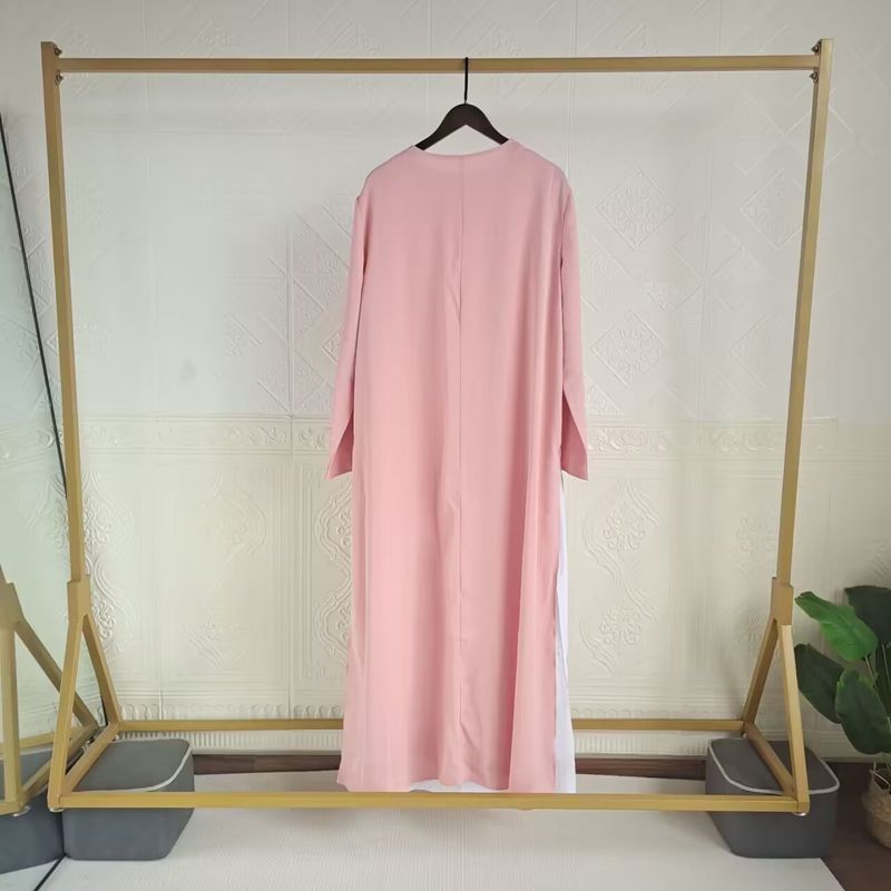 Dameskleding Dubai Dames Tweedelig Pak Robe Onderkant Rok Casual Jurk_voghion.com