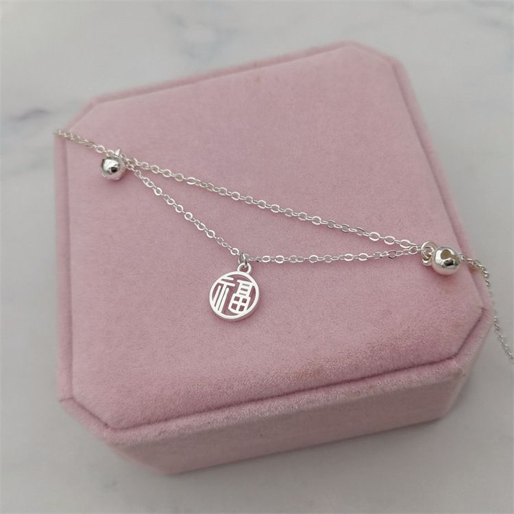 Fortune Anklet For Women, Simple Multi-layer Fashion Summer New Tassel Bell Copper Adjustable Live Streaming Style_voghion.com
