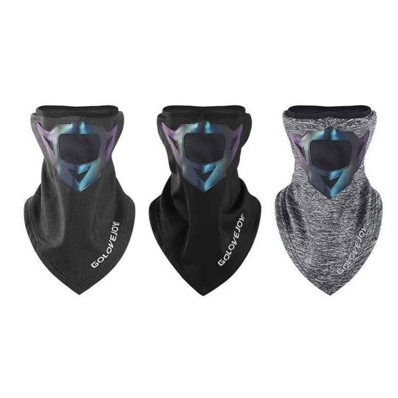 Masque d'oreille coupe-vent chaud pour cyclisme en plein air, hiver, moto, chauffe-visage complet_voghion.com