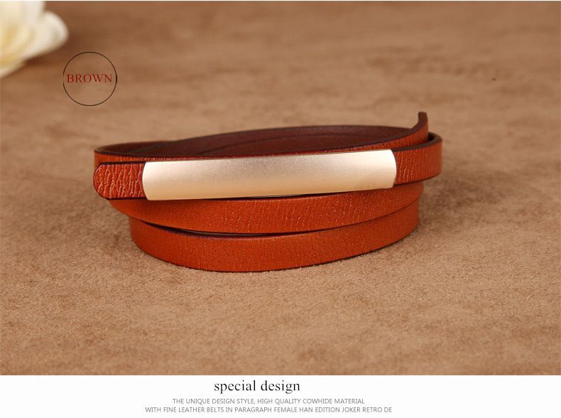 COWATHER Exquisito estilo de moda cinturones de mujer cuero de vaca enuine hebilla de aleación de alta calidad nuevo diseño gratis_voghion.com