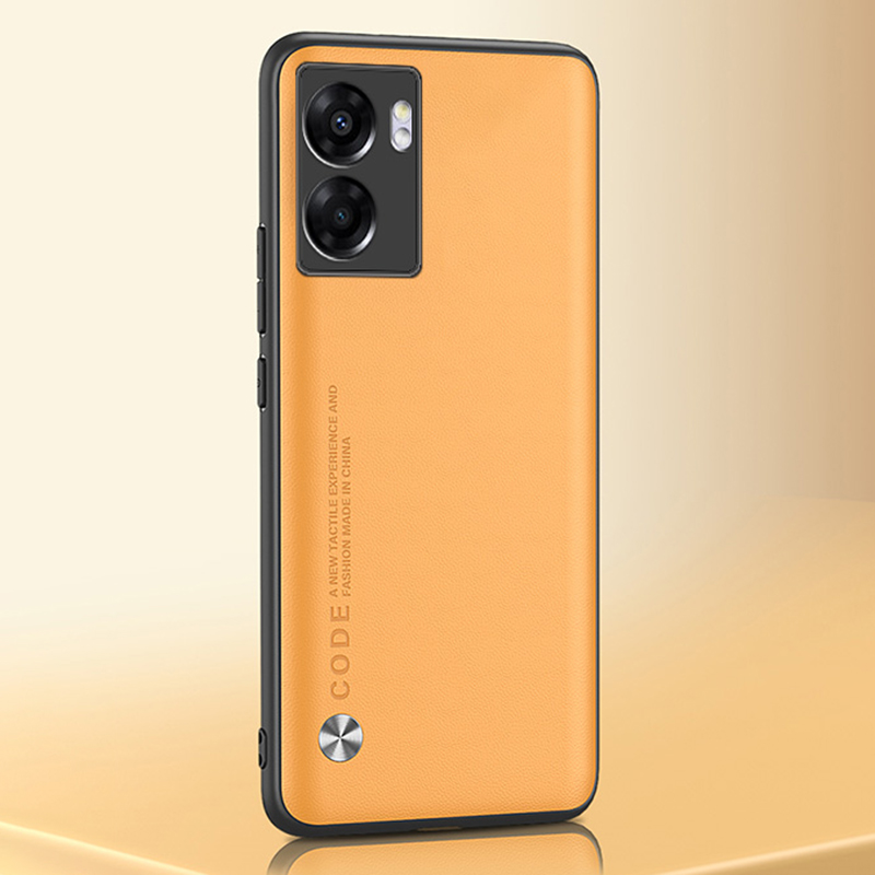 Luksusa ādas telefona maciņš OPPO A57 A77 A97 5G 2022 matēta silikona pilnas aizsardzības maciņš OPPO A36 A76 A96 A3_voghion.com