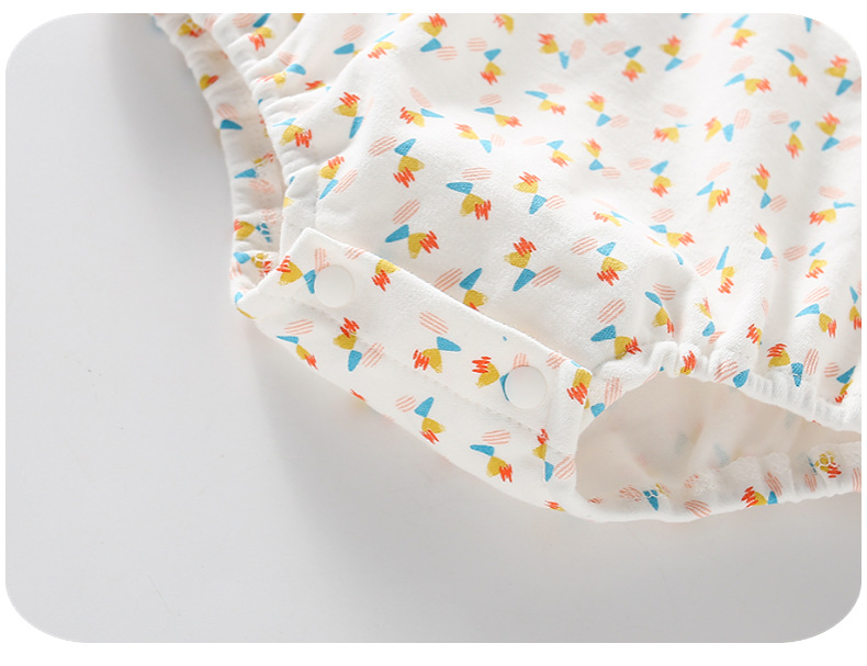 Spring And Autumn Baby Clothes Harbin Triangle Climbing Suit Class A Long Sleeve Cotton Boneless Girl Baby Onesie Wrap Fart Clothes_voghion.com