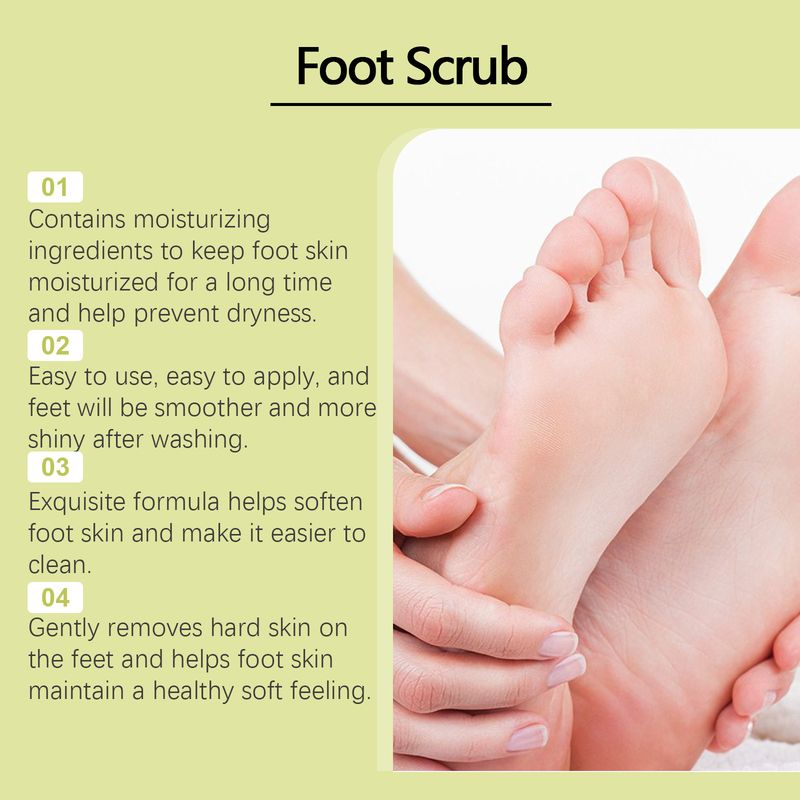Exfoliantul pentru picioare curăță delicat keratina și pielea moartă a picioarelor, hidratează și netezește pielea._voghion.com