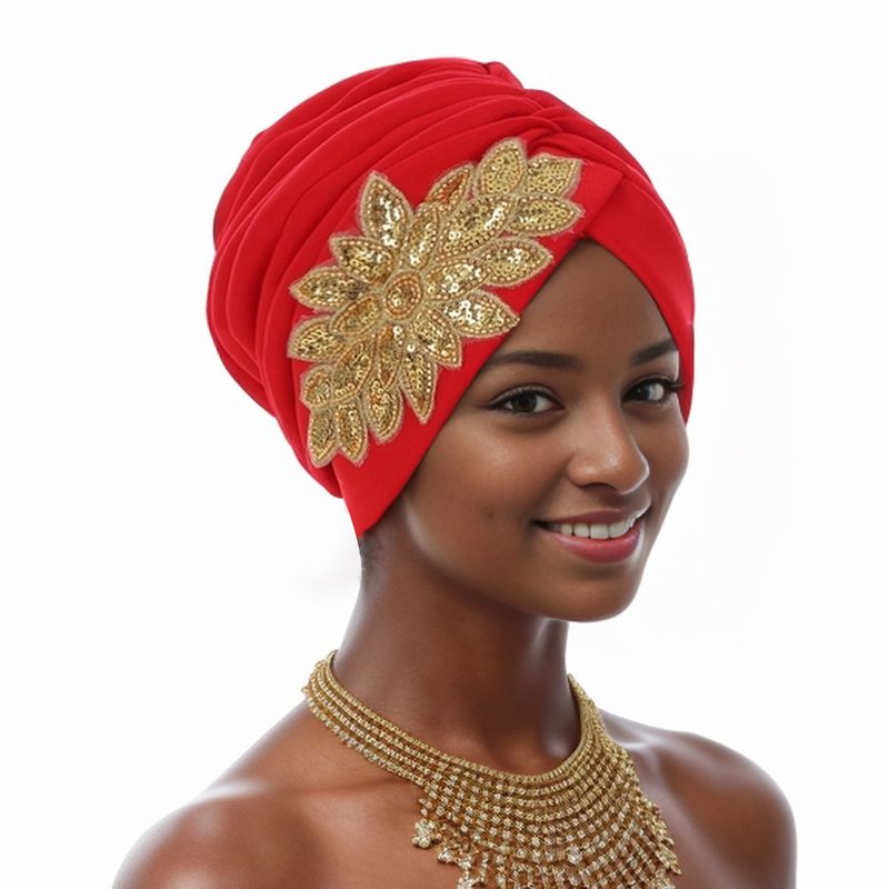 Muslim headscarf Space laminate fashion African national characteristic baodi hat Indian hat_voghion.com