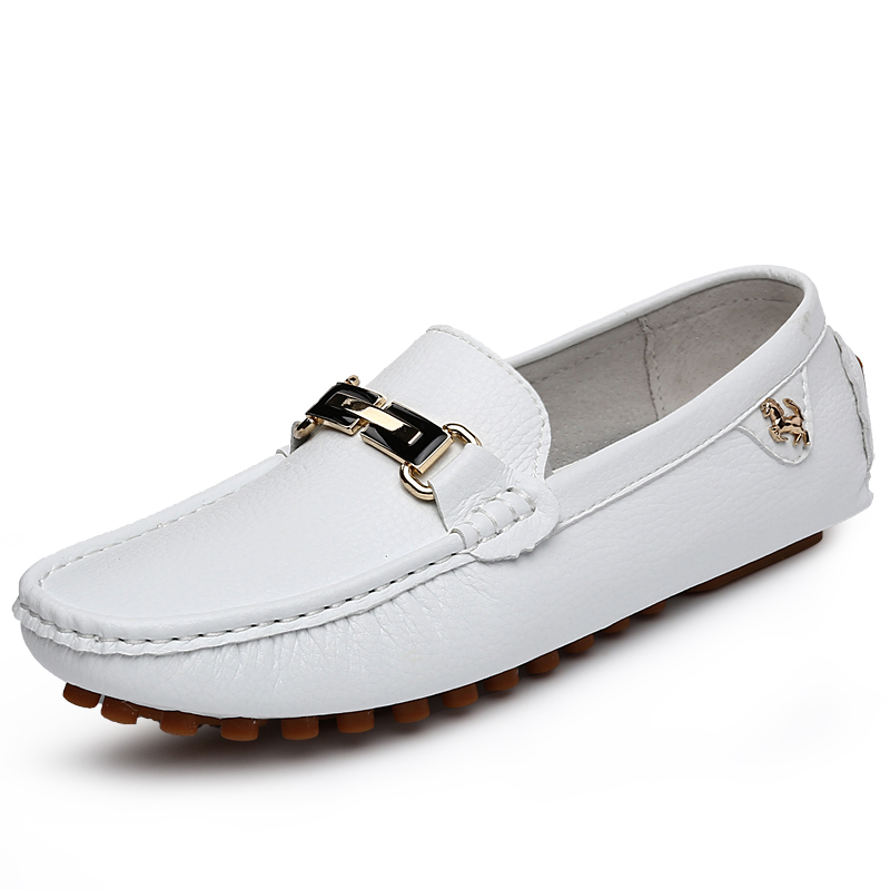 YRZL White Loafers For Men Size 48 Slip On Shoes Driving Flats Casual Moccasins For Men Comfy Male Loafers_voghion.com