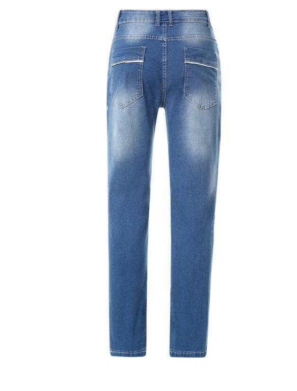 Nouveau style de haute qualité pour hommes Slim Double Line Jeans Gold Classic Tricolor Jeans Nouveau_voghion.com