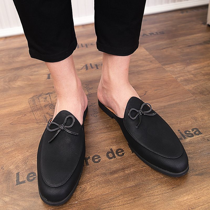 Zapatillas Baotou de verano 2025 para hombre, de calidad inmejorable, con borlas, transpirables, talla 46, para llevar encima y planas._voghion.com