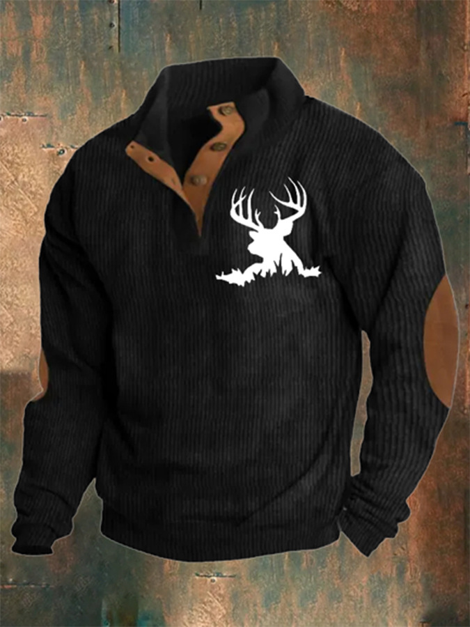Felpa con cappuccio 3D da uomo con cappuccio polo da uomo con colletto alla coreana da cowboy occidentale stampato a caldo in digitale con fibbia_voghion.com