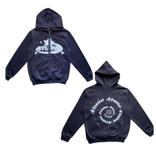 Abbigliamento uomo felpe scure con cappuccio felpe con cerniera grandi dimensioni_voghion.com