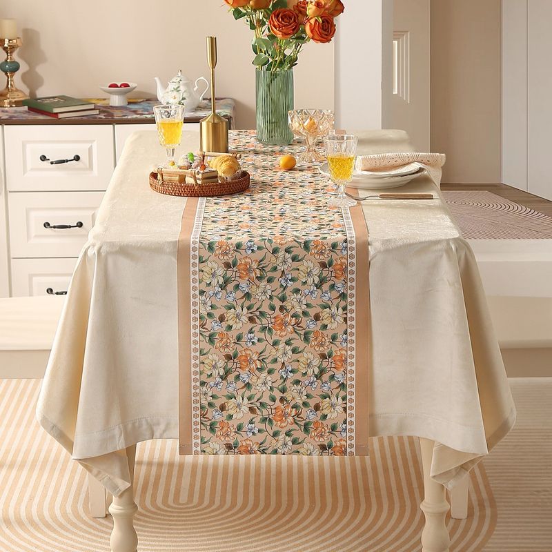 Moderner geometrischer Tischläufer – strapazierfähiges und wasserdichtes, ölbeständiges Polyestergewebe, elegantes Esszimmerdekor für 1,80 m/2,44 m große Tische_voghion.com