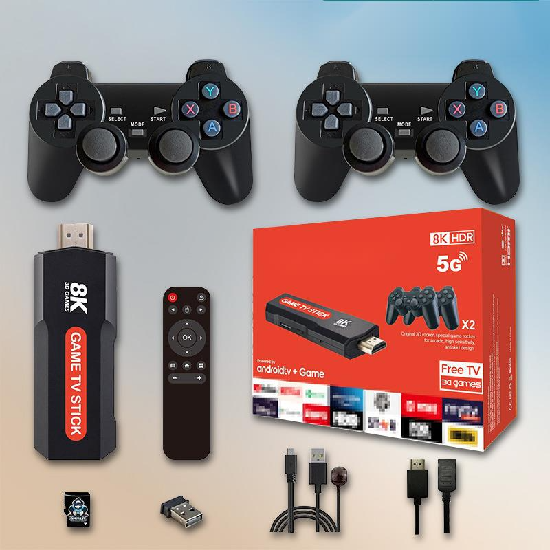 X2Plus TV 4K HD HDMI Home Game Console Systeem 2.4G Draadloze Dual Player Controller_voghion.com