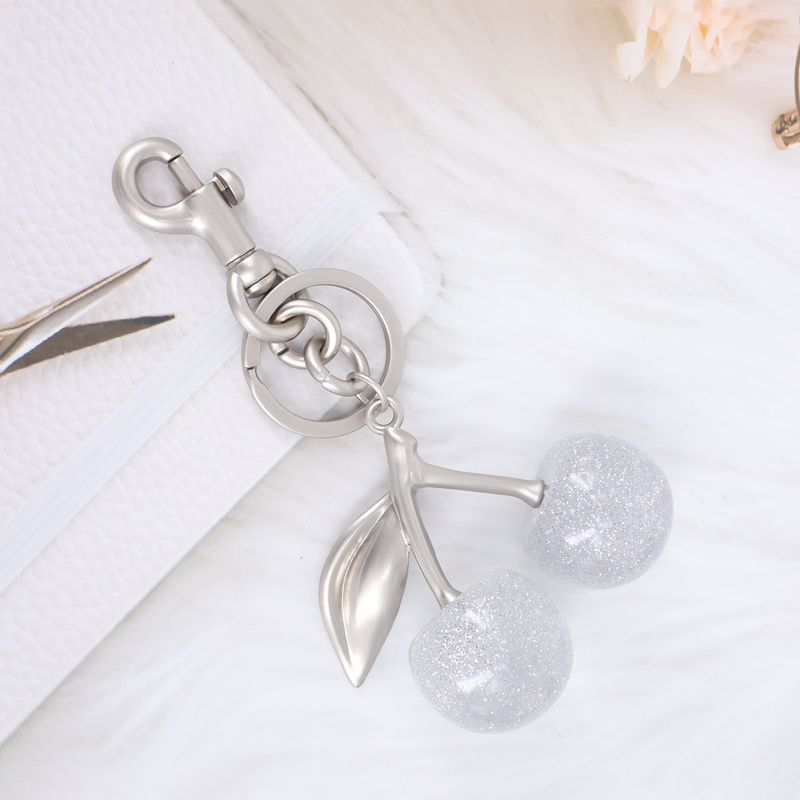 Schmuck Neue Harz Anhänger Ornamente Kirsche Schlüsselanhänger Legierung Gepäck Kirsche Anhänger Auto Schlüsselanhänger_voghion.com