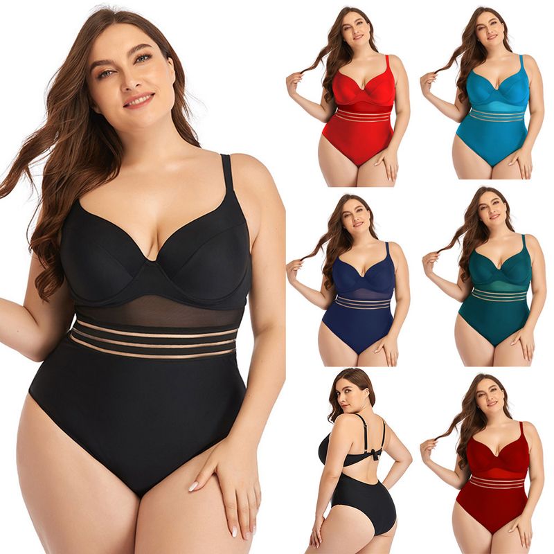 Maillot de bain une pièce sexy en maille, dos nu, amincissant, pour femmes_voghion.com