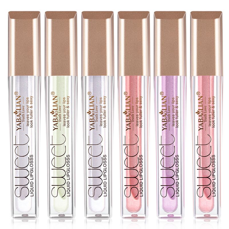 New Shuiguang Beautiful Lijing Slightly Glitter Glaze Color For Male And Female Students Lip Honey Rich Water Lipstick_voghion.com
