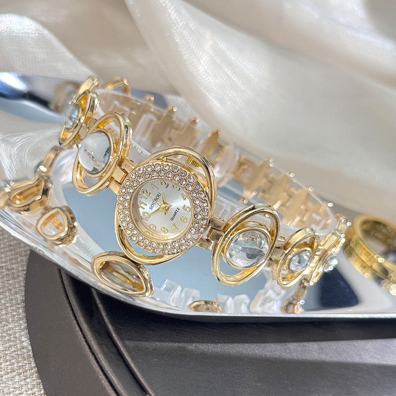 Orologio da donna alla moda, digitale, di lusso, con pietra, semplice, con decorazione a forma di nebulosa, per lavoro quotidiano, compleanno, anniversario, regalo di San Valentino_voghion.com