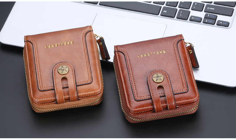 Baellerry Portemonnaie Héich Qualitéit Männer Kompakt Portemonnaie Nei Arrivée Retro Multi Card Zipper Mënz Portemonnaie_voghion.com