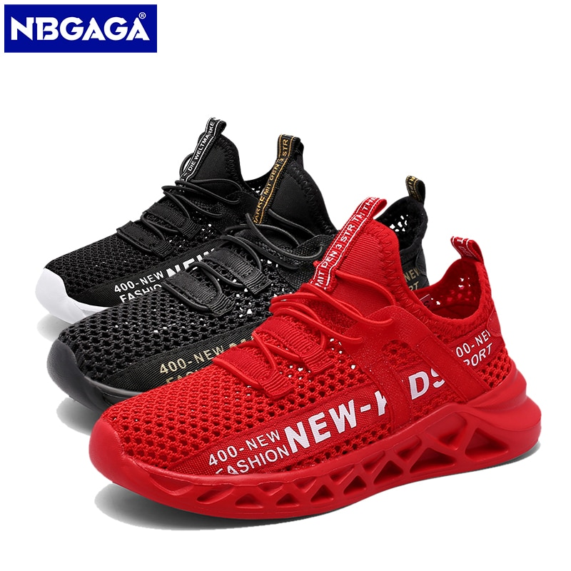 Children's single net running breathable shoes, lightweight, flexible, comfortable, walking, casual, boys and girls_voghion.com