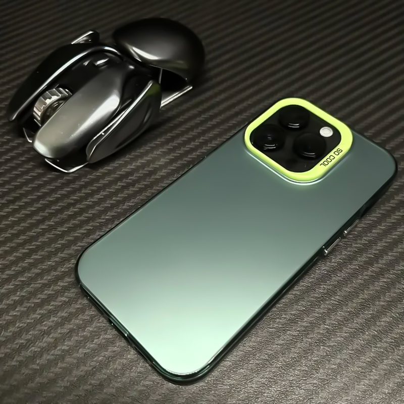 Capa de celular funda para iPhone 15 14 13 12 11 Pro Max 16 Plus XS XR X capa fosca Aurora metálica_voghion.com