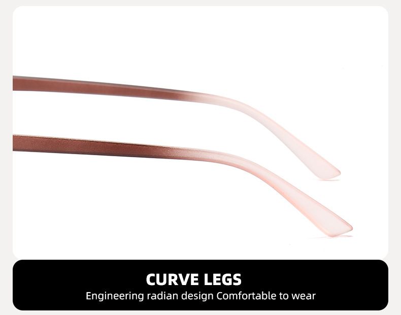 Reading Glasses Two Color Gradient Elastic Paint Frame Spring Legs Old Light Mirror Rivet Round Reading Glasses_voghion.com