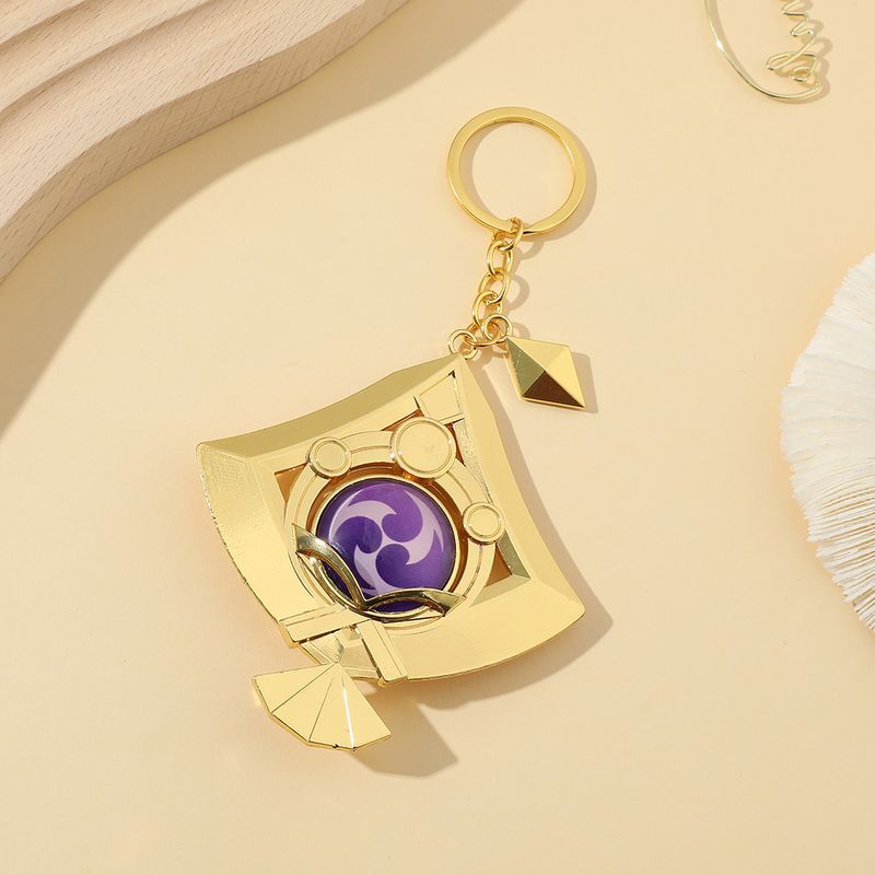 Zweidimensionales Element Peripherie Mitteldistanz Stern Leuchtender Wind Wendy Mit Ohr Schlüsselanhänger Zinklegierung Anhänger_voghion.com