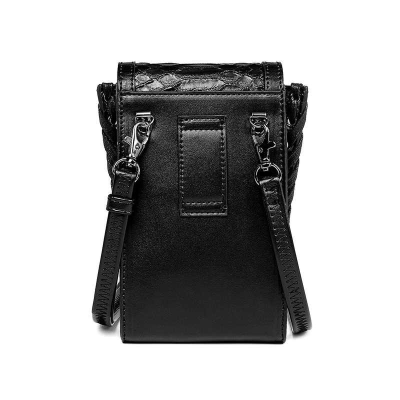 Borsa a tracolla monospalla da donna, modello teschio, per moto, da esterno, 2024_voghion.com
