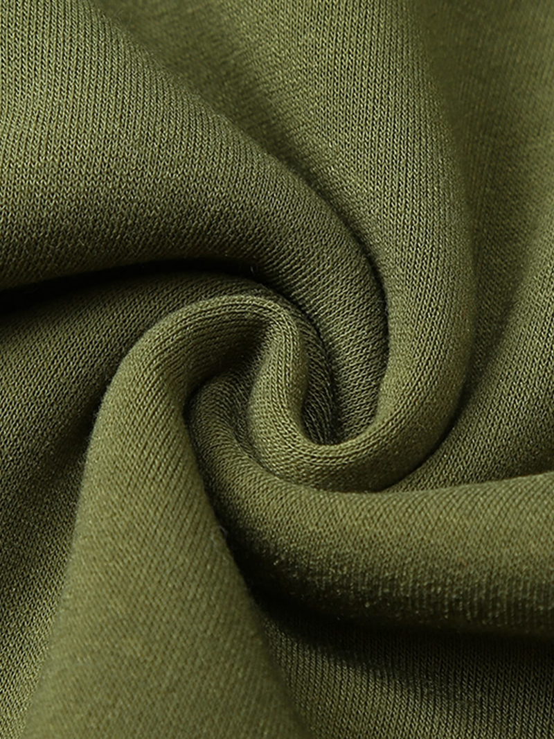 Felpa con cappuccio da uomo autunno e inverno Felpa con cappuccio sportiva da uomo di grandi dimensioni tinta unita con maniche pieghettate_voghion.com