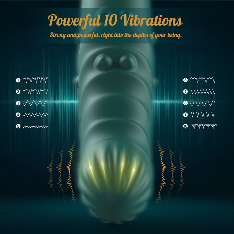 LuvBox Arcee, vibratore telescopico con perline a doppia direzione, giocattolo per donne, masturbatore sessuale elettrico inseribile_voghion.com