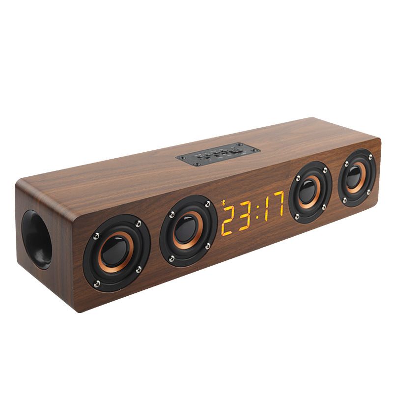 Leseni zvočniški sistem Soundbar Bluetooth zvočnik glasbeni akustični sistem 20W HIFI stereo glasbeni prostorski LED zaslon zunanji zvočnik z FM radiem_voghion.com