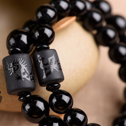 Pulsera de pareja con tótem de dragón y fénix del zodiaco, estilo masculino y femenino, regalo de cumpleaños para compañeros de clase._voghion.com
