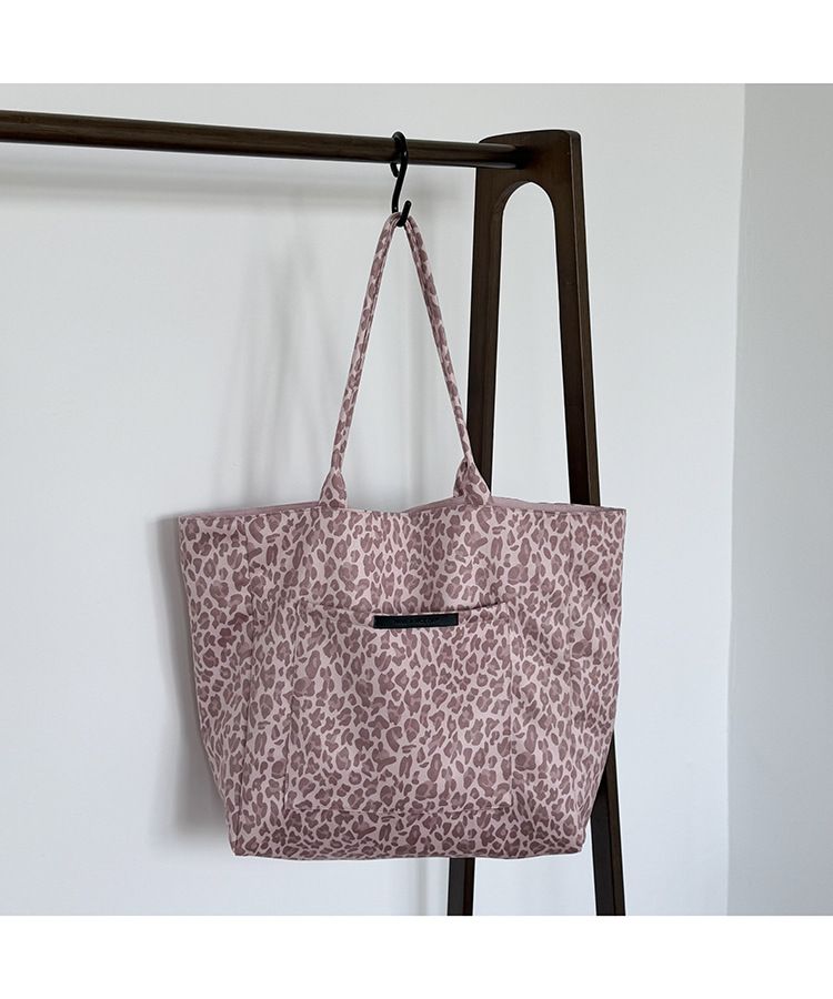 Borsa tote da donna con stampa leopardata, elegante, reversibile, con interno spazioso, per lavoro, spostamenti e uso quotidiano. Borsa a tracolla, borsa tote da viaggio._voghion.com