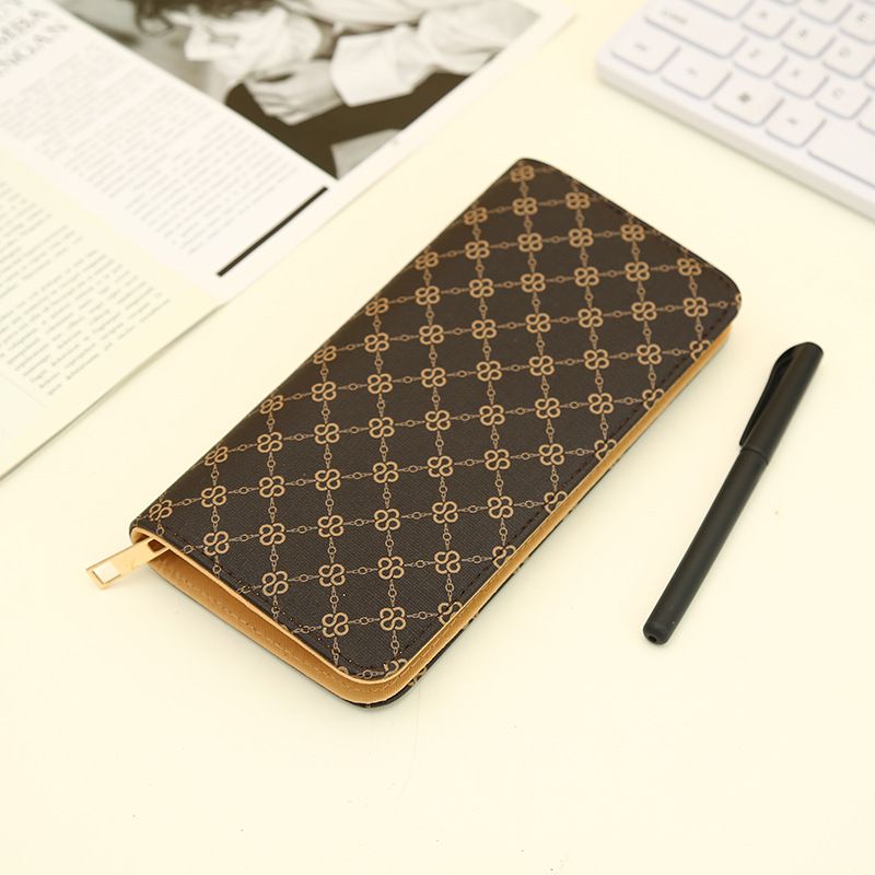 Women's Bags Ladies Long Large Capacity Zipper Wallet Fashionable Simple Clutch Wallet New Coin Purse In Stock_voghion.com